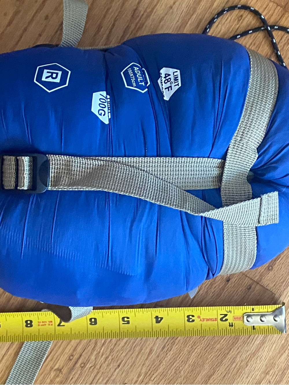 Blue Adult 300G Sleeping Bag - Limit 48°F
